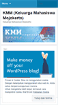 Mobile Screenshot of ikmm.wordpress.com