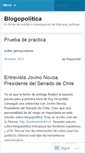 Mobile Screenshot of blogopolitica.wordpress.com