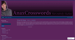 Desktop Screenshot of anaxcrosswords.wordpress.com