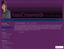 Tablet Screenshot of anaxcrosswords.wordpress.com