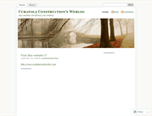 Tablet Screenshot of curatolaconstruction.wordpress.com