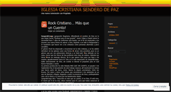 Desktop Screenshot of iglesiasenderodepaz.wordpress.com