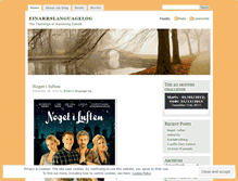 Tablet Screenshot of einarrslanguagelog.wordpress.com