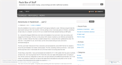 Desktop Screenshot of myboxofstuff.wordpress.com