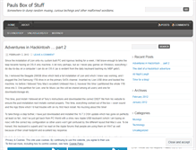 Tablet Screenshot of myboxofstuff.wordpress.com