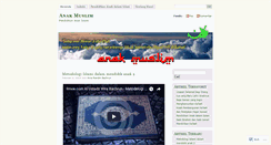 Desktop Screenshot of anakmuslim.wordpress.com