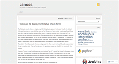 Desktop Screenshot of banoss.wordpress.com