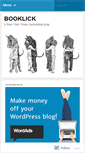 Mobile Screenshot of booklick.wordpress.com