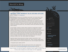 Tablet Screenshot of novi25.wordpress.com