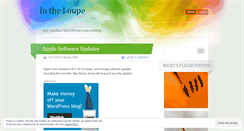 Desktop Screenshot of intheloupe.wordpress.com