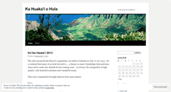 Desktop Screenshot of hulajourney.wordpress.com