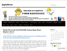Tablet Screenshot of digitalthree.wordpress.com