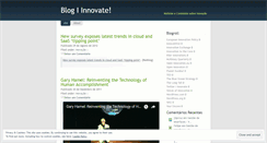 Desktop Screenshot of iinnov8.wordpress.com