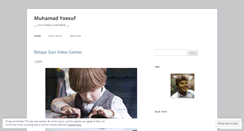 Desktop Screenshot of myoesuf.wordpress.com