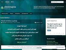 Tablet Screenshot of physics4you.wordpress.com