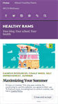 Mobile Screenshot of healthyrams.wordpress.com