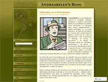 Tablet Screenshot of andreabelen.wordpress.com