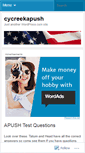 Mobile Screenshot of cycreekapush.wordpress.com
