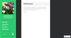 Desktop Screenshot of anaturalday.wordpress.com