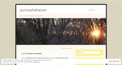 Desktop Screenshot of journeytotheson.wordpress.com