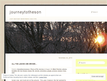 Tablet Screenshot of journeytotheson.wordpress.com