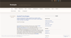Desktop Screenshot of firststyle.wordpress.com