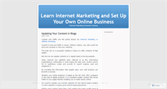 Desktop Screenshot of internetmarketinghelpline.wordpress.com