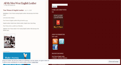 Desktop Screenshot of englishleather.wordpress.com