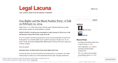 Desktop Screenshot of legallacuna.wordpress.com