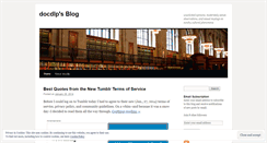 Desktop Screenshot of docdlp.wordpress.com
