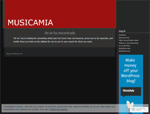 Tablet Screenshot of musicamia.wordpress.com