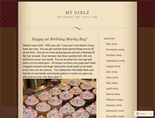 Tablet Screenshot of mygirlz.wordpress.com