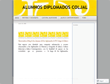 Tablet Screenshot of diplomadoscoljal.wordpress.com