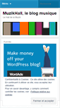 Mobile Screenshot of muzikhall.wordpress.com