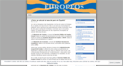 Desktop Screenshot of europeos.wordpress.com