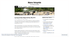 Desktop Screenshot of mainevelophile.wordpress.com