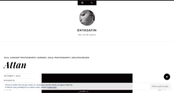 Desktop Screenshot of enyasafin.wordpress.com