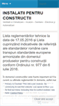 Mobile Screenshot of instalatiipentruconstructii.wordpress.com