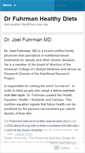 Mobile Screenshot of drfuhrman.wordpress.com