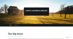 Desktop Screenshot of champalimaud.wordpress.com