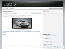 Tablet Screenshot of megane3cc.wordpress.com