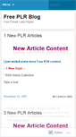 Mobile Screenshot of freeplr.wordpress.com