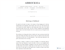 Tablet Screenshot of airrocksea.wordpress.com