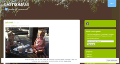 Desktop Screenshot of gastromami.wordpress.com