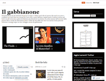 Tablet Screenshot of ilgabbianone.wordpress.com