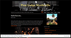 Desktop Screenshot of pinelodge.wordpress.com