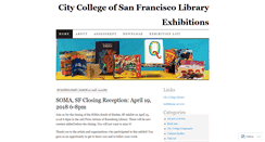 Desktop Screenshot of ccsfexhib.wordpress.com