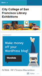 Mobile Screenshot of ccsfexhib.wordpress.com