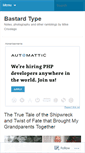Mobile Screenshot of bastardtype.wordpress.com