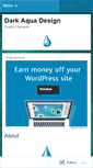 Mobile Screenshot of darkaquadesign.wordpress.com